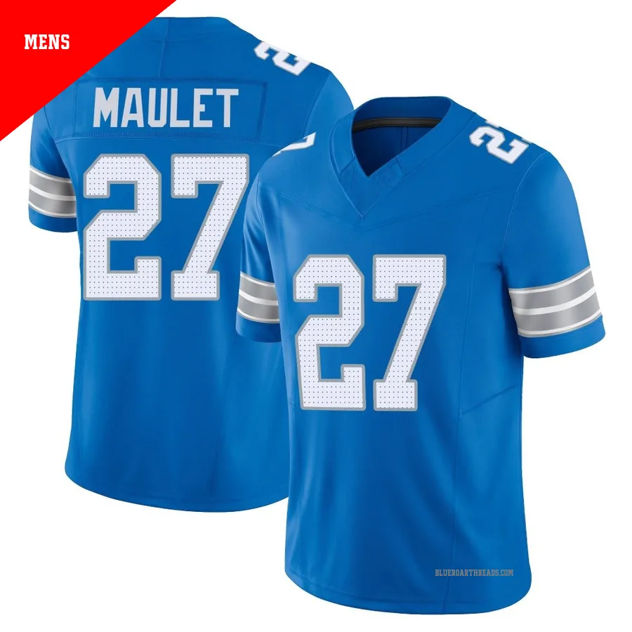 Men's Arthur Maulet ＃27 Detroit Lions Blue Limited Vapor F.U.S.E. 2nd Jersey