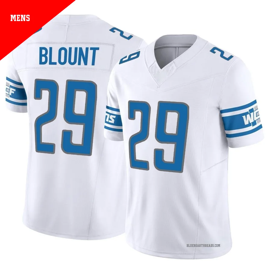 Men's LeGarrette Blount ＃29 Detroit Lions White Limited Vapor F.U.S.E. Jersey