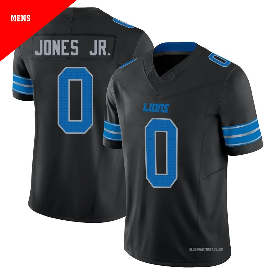 Men's Marvin Jones Jr. ＃0 Detroit Lions Black Limited Alternate Vapor F.U.S.E. 2nd Jersey