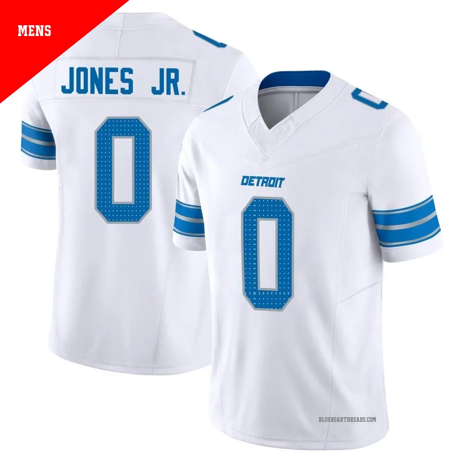 Men's Marvin Jones Jr. ＃0 Detroit Lions White Limited Vapor F.U.S.E. 2nd Jersey