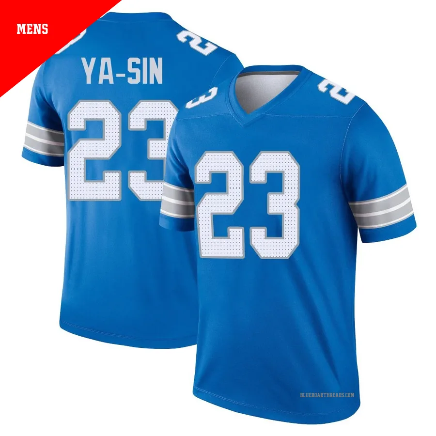 Men's Rock Ya-Sin ＃23 Detroit Lions Blue Legend 2nd Jersey