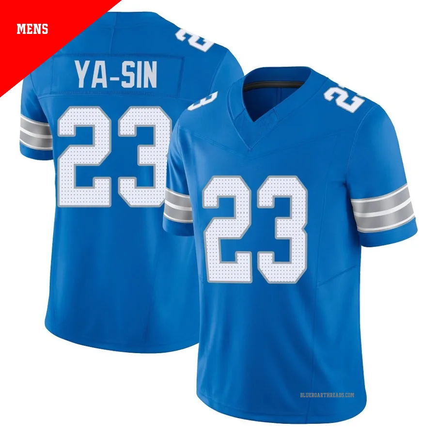 Men's Rock Ya-Sin ＃23 Detroit Lions Blue Limited Vapor F.U.S.E. 2nd Jersey
