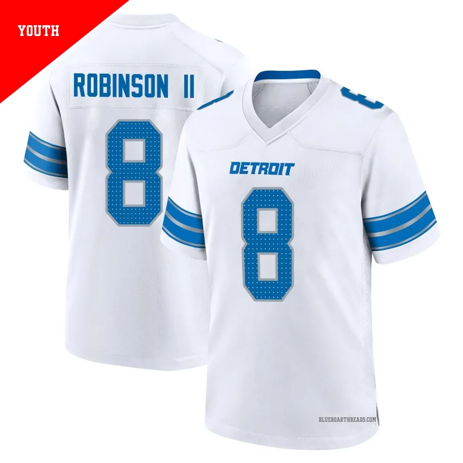 Youth Allen Robinson ＃8 Detroit Lions White Game 2nd Jersey