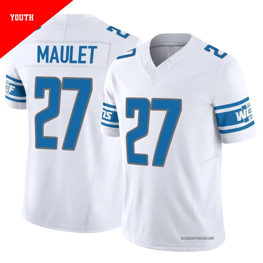 Youth Arthur Maulet ＃27 Detroit Lions White Limited Vapor F.U.S.E. Jersey