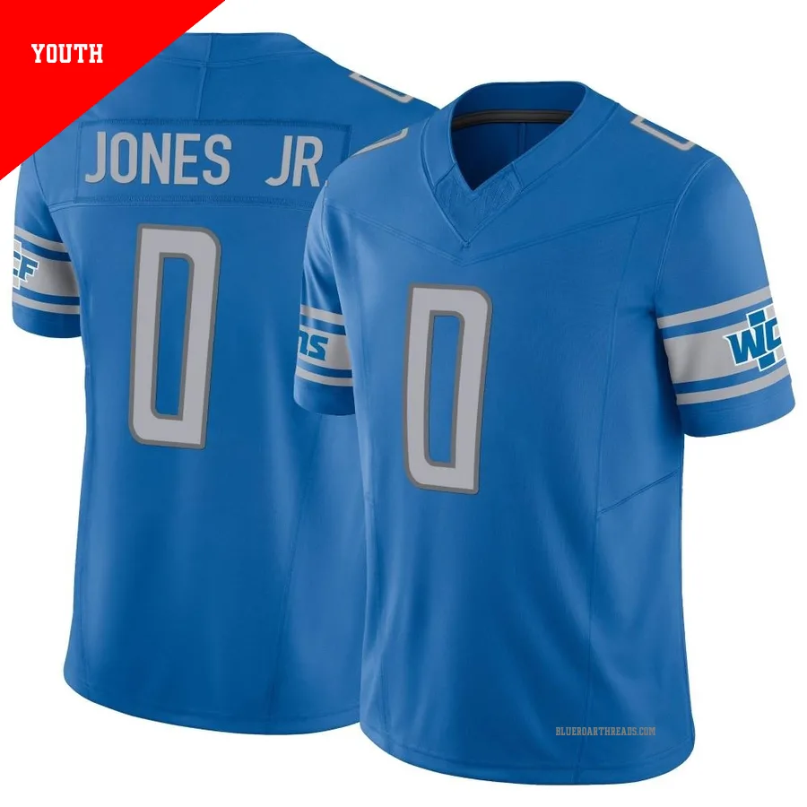 Youth Marvin Jones Jr. ＃0 Detroit Lions Blue Limited Vapor F.U.S.E. Jersey