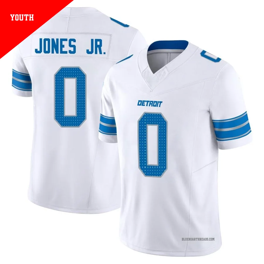 Youth Marvin Jones Jr. ＃0 Detroit Lions White Limited Vapor F.U.S.E. 2nd Jersey